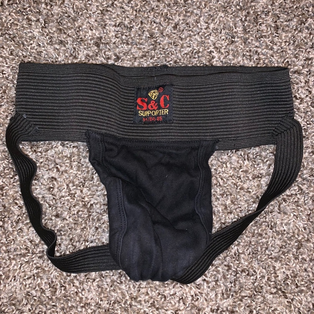 Soft Black Jock Strap